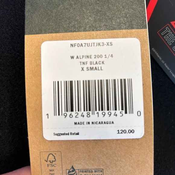 North Face Women's Alpine Polartec Fleece Pullover/Jacket in Black NWT Size XS - Picture 4 of 5